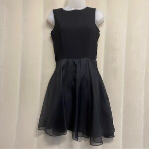 Vintage Elizabeth Wayman Women’s Dress Size 4 Silk Skirt Bow 80s 1980s Party